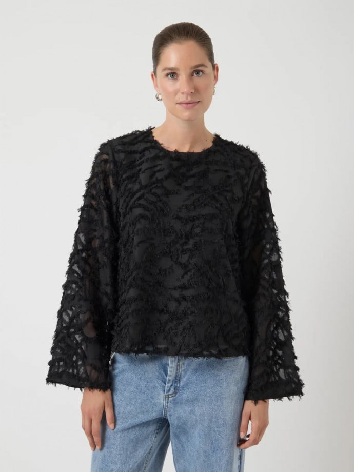 Y.A.S TOPP YASPARIA LS BLACK
