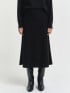 GANT KJOL SUPERFINE LAMBSWOOL BLACK