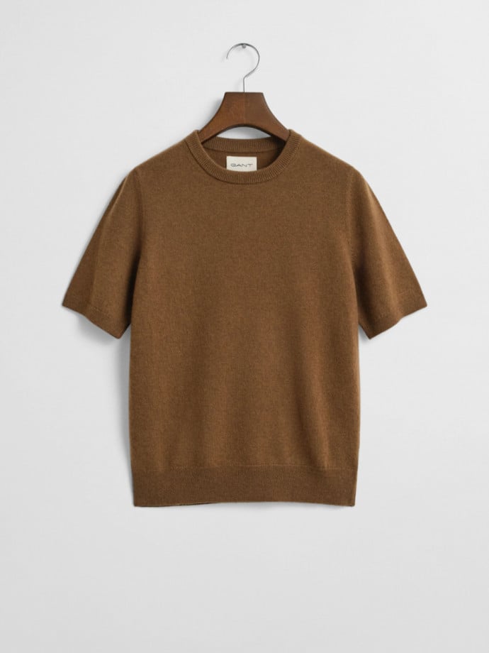 GANT TOPP SUPERFINE LAMBSWOOL WARM KHAKI