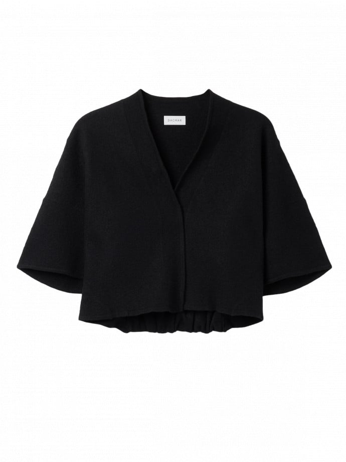 DAGMAR KOFTA SHORT WOOL BLACK