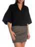 DAGMAR KOFTA SHORT WOOL BLACK