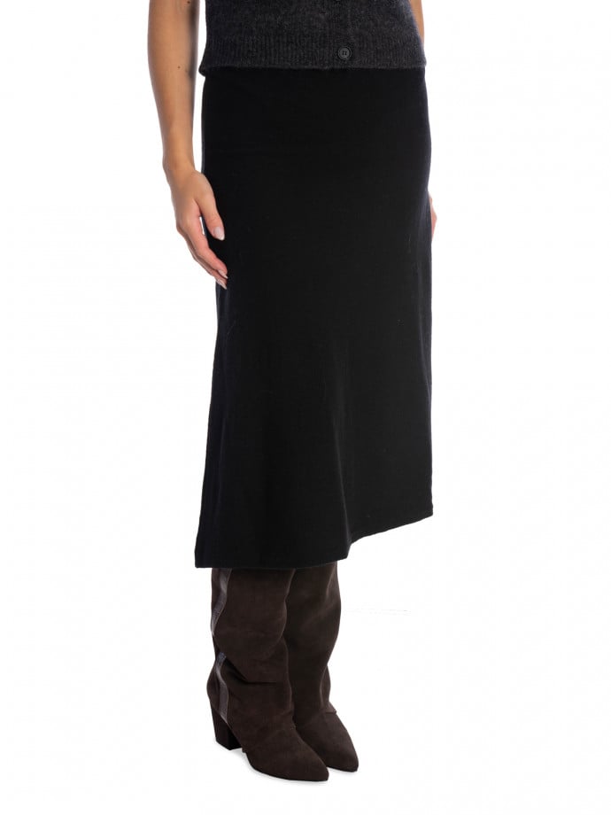 GANT KJOL SUPERFINE LAMBSWOOL BLACK