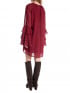 COPPEROSE KLÄNNING RUFFLE BURGUNDY