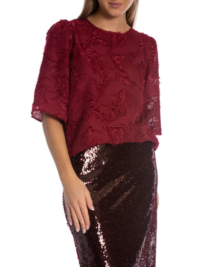 MINUS TOPP HOLLIE SLEEVE CORDOVAN