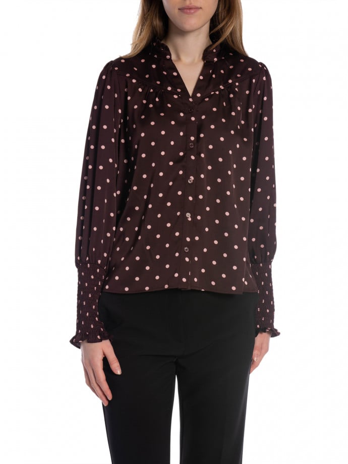 NEO NOIR BLUS CAMISA BURGUNDY