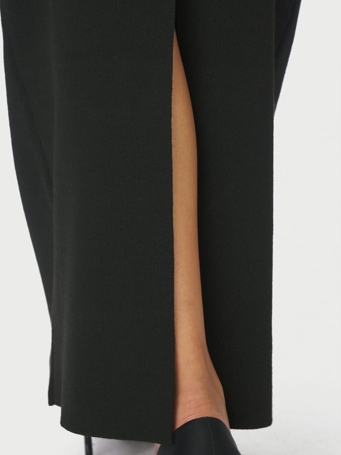 NEO NOIR KJOL HANSA SMOOTH BLACK