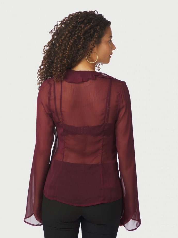 NEO NOIR BLUS VALAPPA CHIFFON WINE
