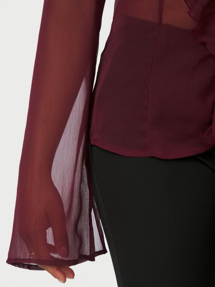 NEO NOIR BLUS VALAPPA CHIFFON WINE