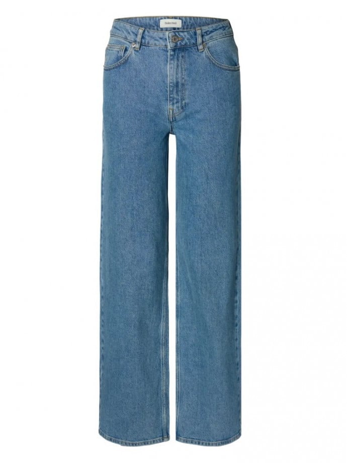 SELECTED FEMME JEANS STRAIGHT BEA-KORI BLUE DENIM