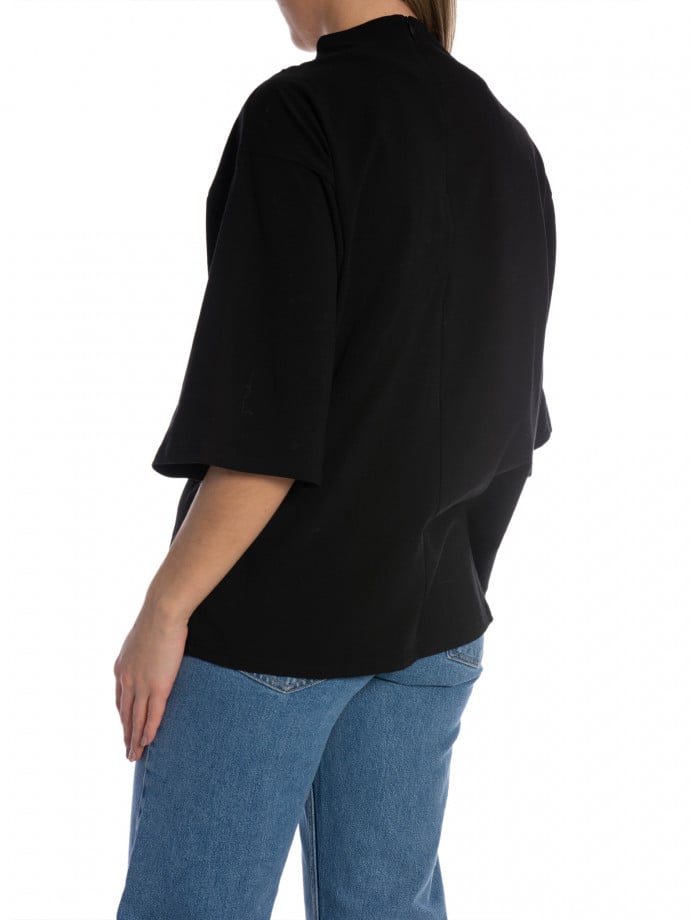 SELECTED FEMME TOPP RIA BLACK
