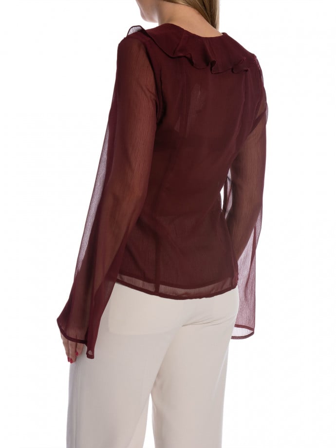 NEO NOIR BLUS VALAPPA CHIFFON WINE