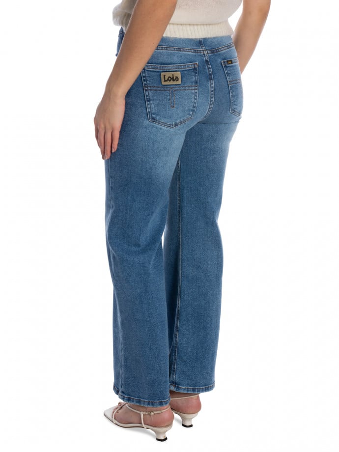 LOIS JEANS PALAZZO MALLOW STONE L30