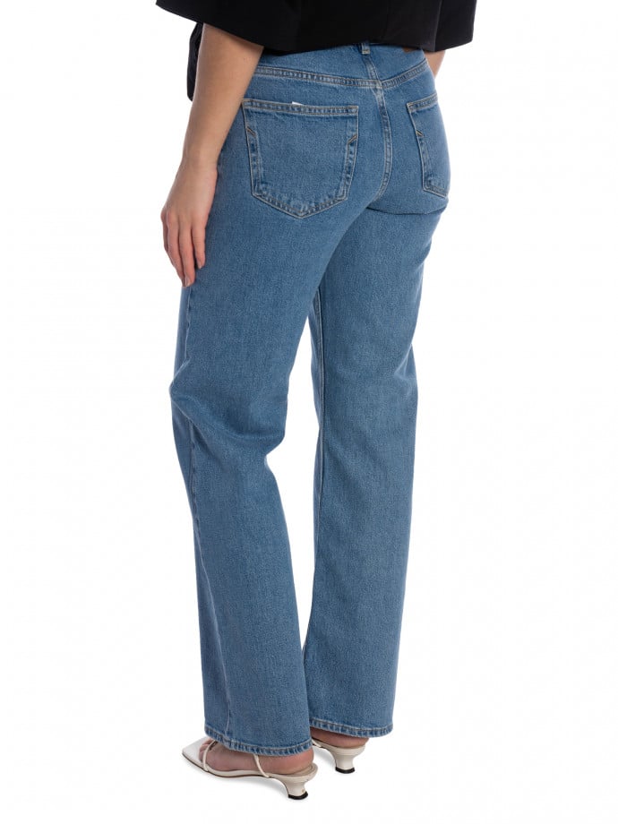 SELECTED FEMME JEANS STRAIGHT BEA-KORI BLUE DENIM