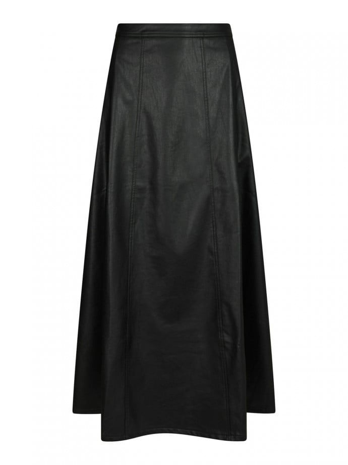 NEO NOIR KJOL RAYA FAUX BLACK