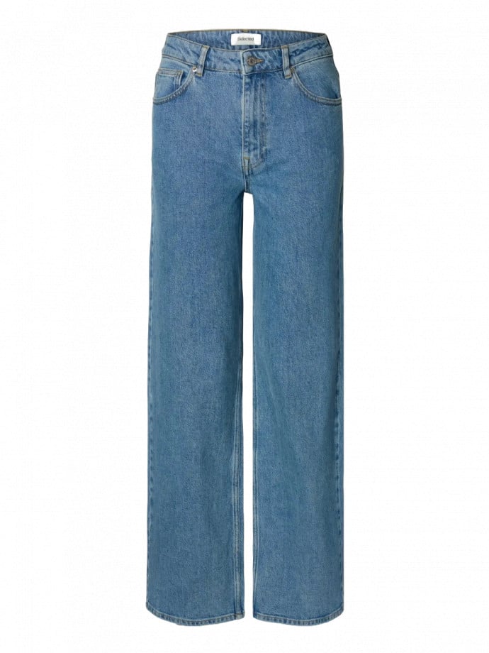 SELECTED FEMME JEANS WIDE BEA-KORI LIGHT BLUE