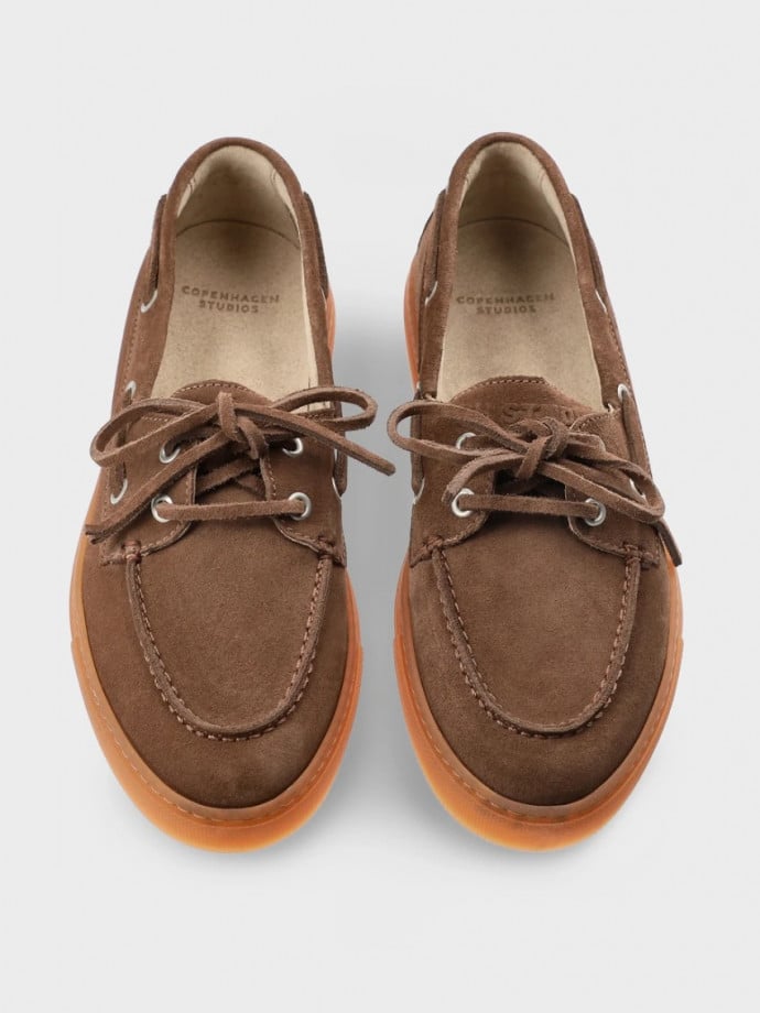 COPENHAGEN STUDIOS LOAFERS CPH160 SUEDE NEW MOKKA