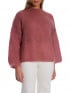 TRÖJA MOHAIR MANCHE 3/4 ROSA