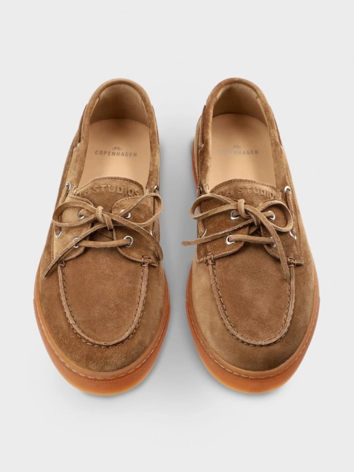 COPENHAGEN STUDIOS LOAFERS CPH160 SUEDE NEW BROWN