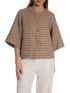 NEO NOIR JACKA ROSELLA BOUCLE MINI TAUPE