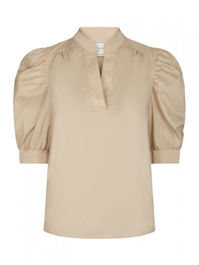 NEO NOIR BLUS ROELLA POPLIN DARK SAND