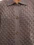 MALINA SKJORTA MOA OVERSIZED KNITTED TAUPE