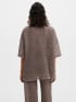 MALINA SKJORTA MOA OVERSIZED KNITTED TAUPE