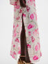 MALINA KLÄNNING BRENDA SILK MAXI KAFTAN TULIP PINK 
