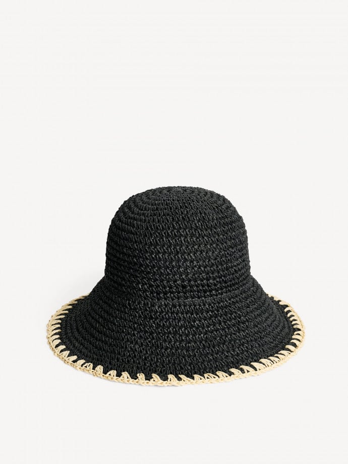 BY MALENEBIRGER HATT STRAWILLA BLACK