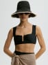 BY MALENEBIRGER HATT STRAWILLA BLACK