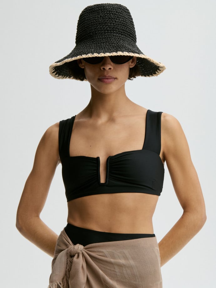 BY MALENEBIRGER HATT STRAWILLA BLACK