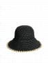 BY MALENEBIRGER HATT STRAWILLA BLACK