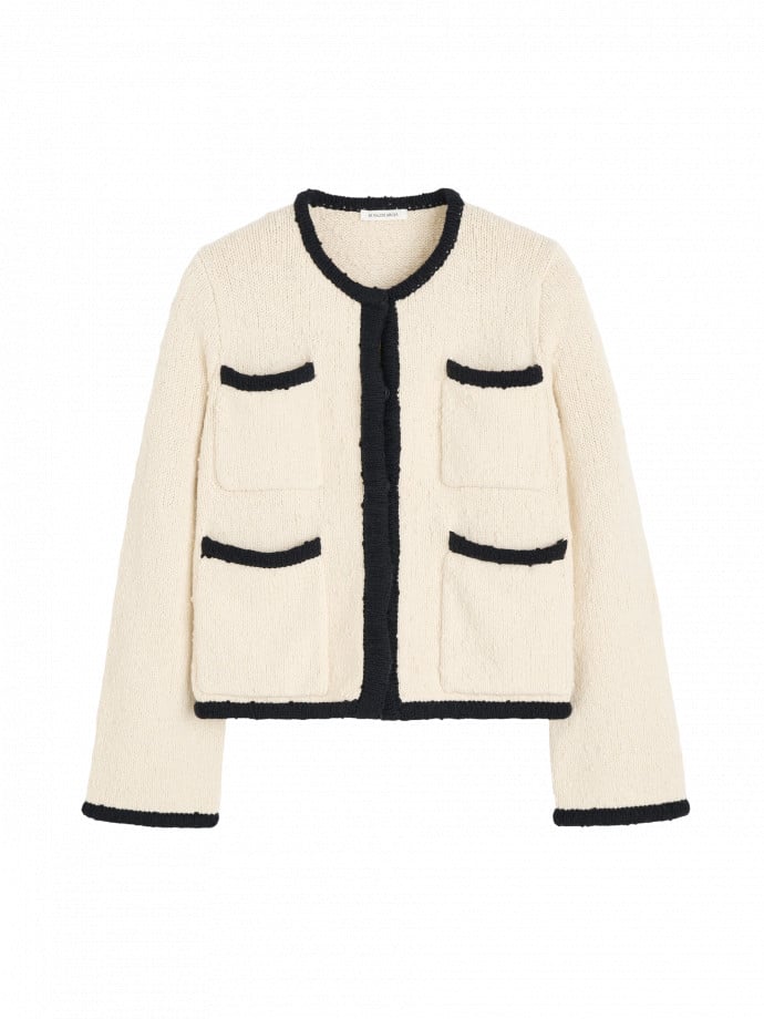 BY MALENE BIRGER KOFTA RIKKO BLACK WHITE COLOR BLOCK 