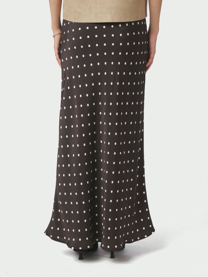NEO NOIR KJOL VISO DOT DARK BROWN
