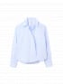 DAGMAR SKJORTA CROPPED LIGHT BLUE