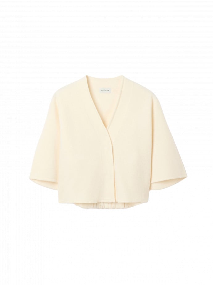 DAGMAR KOFTA SHORT WOOL OFF WHITE