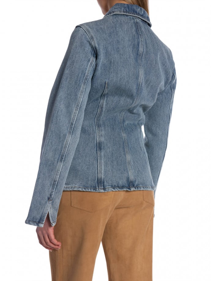 Y.A.S SKJORTA YASLECCO DENIM LIGHT BLUE 