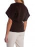 COPPEROSE TOPP STRUCTURED SHORT SLEEVE BROWN