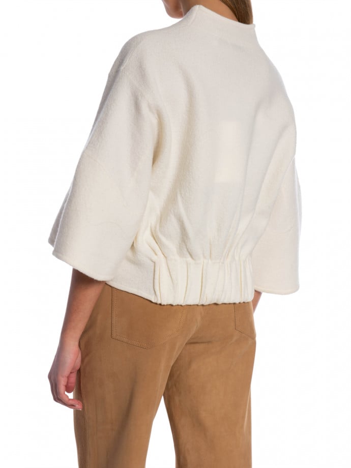 DAGMAR KOFTA SHORT WOOL OFF WHITE