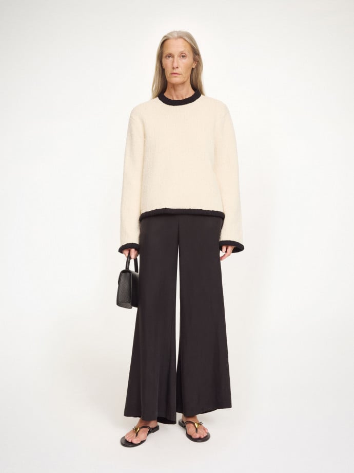 BY MALENE BIRGER BYXOR LUCEE CUPRO BLACK