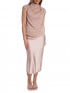 AHLVAR GALLERY KJOL HANA SATIN DUSTY PINK