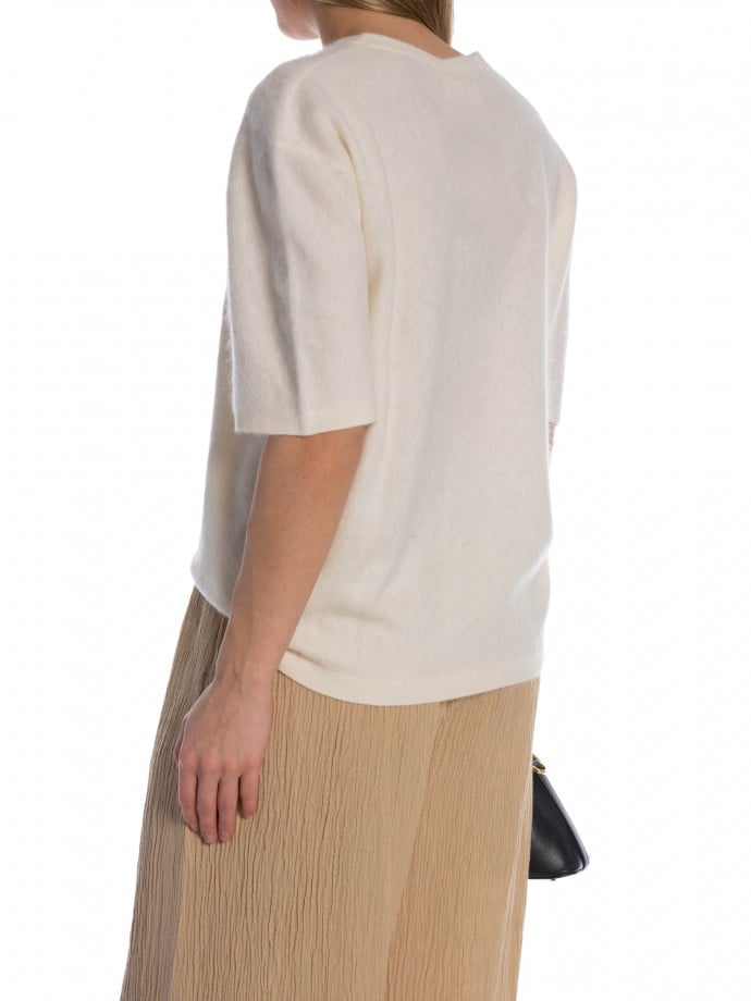 LISA YANG TOPP MAREN CREAM BRUSHED