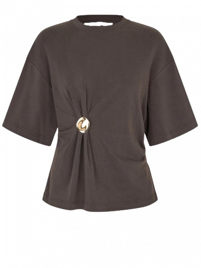 SECOND FEMALE TOPP ENORA BROOCH CHOCOLATE TORTE