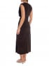 COPPEROSE KLÄNNING ELEGANCE WITH GOLD TONE BUCKLE BROWN