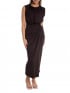 COPPEROSE KLÄNNING ELEGANCE WITH GOLD TONE BUCKLE BROWN
