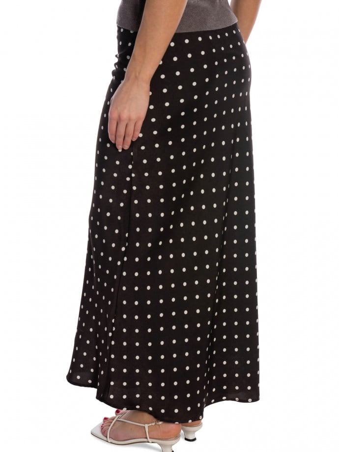 NEO NOIR KJOL VISO DOT DARK BROWN