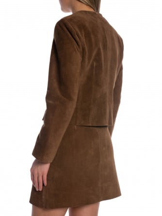 KAREN BY SIMONSEN JACKA EBBA SUEDE PARTRIDGE