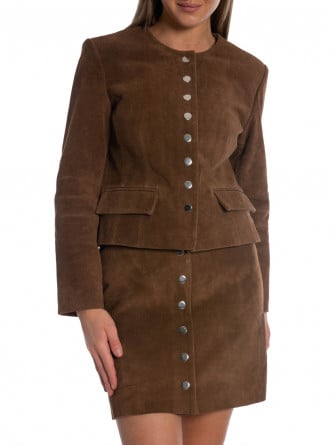 KAREN BY SIMONSEN JACKA EBBA SUEDE PARTRIDGE