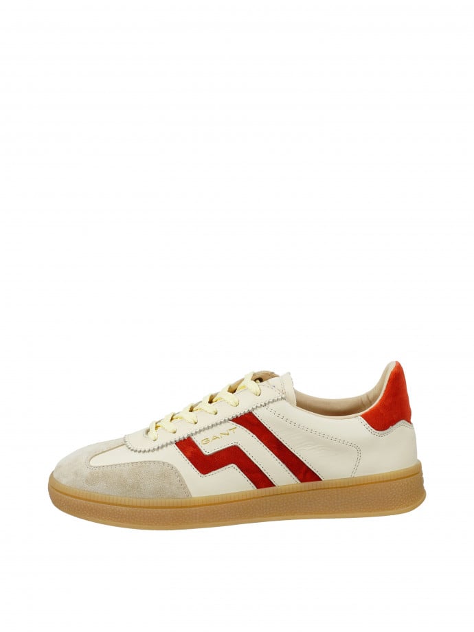 GANT SNEAKER CUZIMA CREAM/RED