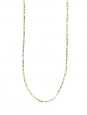 A&C OSLO HALSBAND BRASS SHINY TOURMALINE GOLD