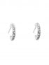 A&C OSLO ÖRHÄNGE CREOL 10 MM CLEAR CRYSTAL SILVER